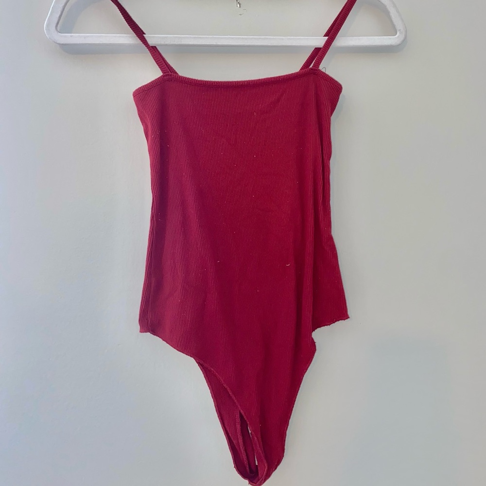 Brandy Melville maroon bodysuit